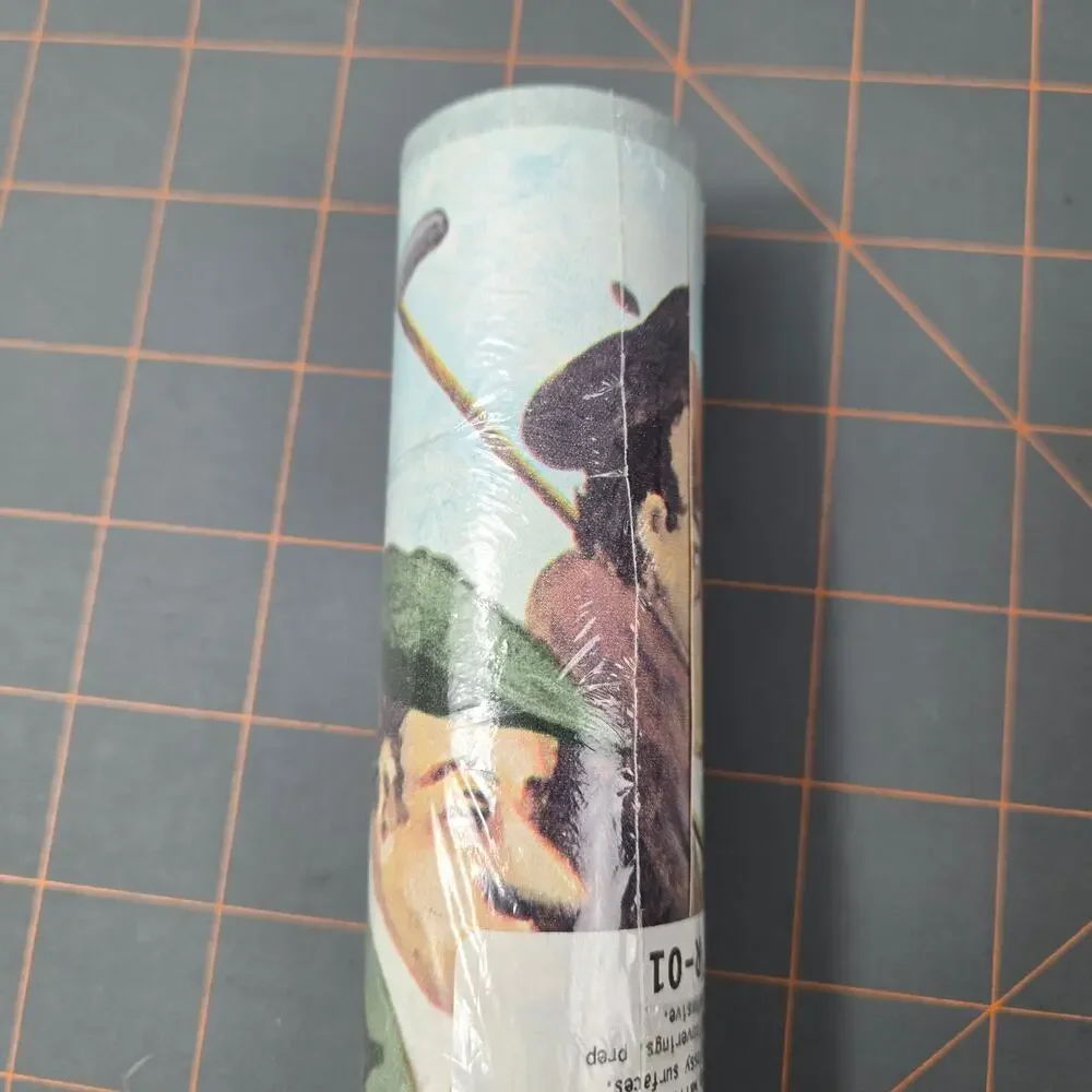 York Wallcoverings Vintage Golf Retro Duffers Wallpaper Border Golf Clubs Sports